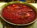arroz rojo restaurante Neptuno